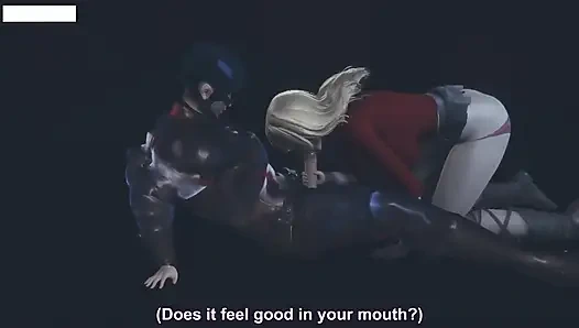 Gece parkında kaptan ve genç kız - hentai 3d sansürsüz 08