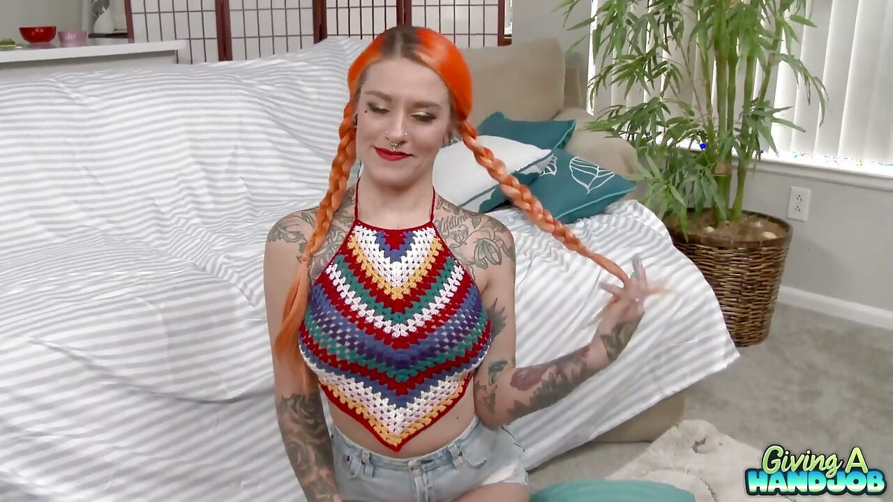 Alt Goddess Quinn Carter POV Handjob and Swallows It All