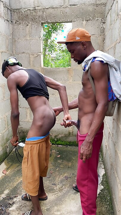 Twink Caught Me Stroking My Dick Outside