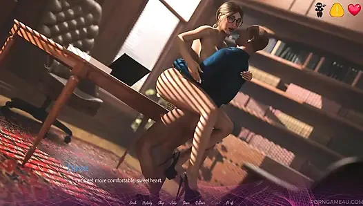 Naughty Office Bonus: Boss Rewards Horny Employee with a Butt Plug & Intense Anal Creampie-the Office - Part 8 - by Porn Game 4u