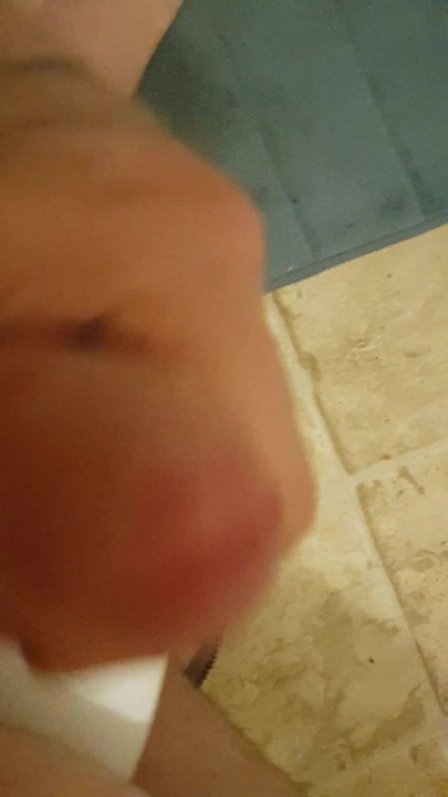 Abspritzen auf die toilette