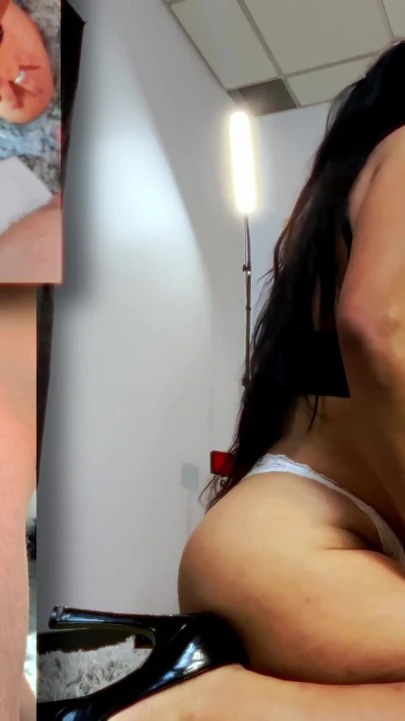 Must-see moment from "Latina Slut Wife Sucks Off Husband's Work Bully's Cock and Takes Facial"