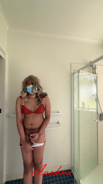 Emotional moment from "Bikini Shot"