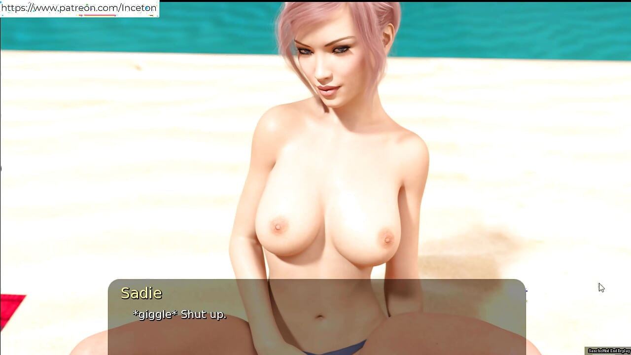 Sommer mit Mia, ich habe sie am strand gefingert