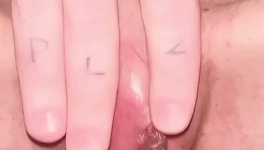 slapping pumped pussy in slow motion