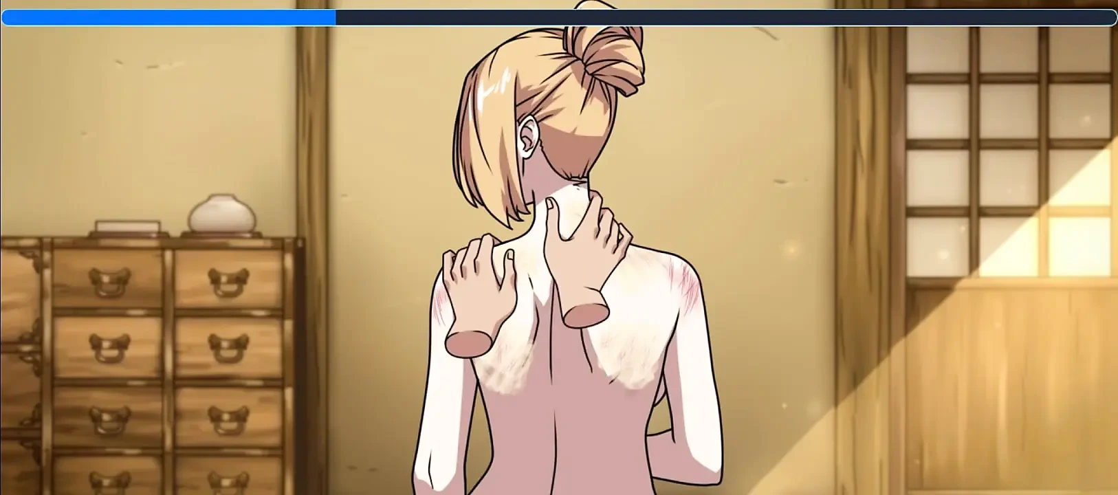 Kunoichi Trainer – Naruto Trainer v0.21.1 Part 119 Sexy Blonde Secretary Stocking by Loveskysan69