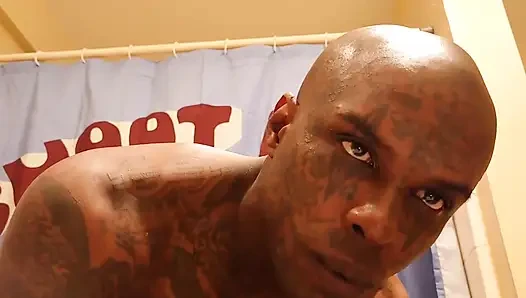 BBC Worship Hallelujah Johnson Tall Dark Chocolate Muscles Tattoos Hairy Body