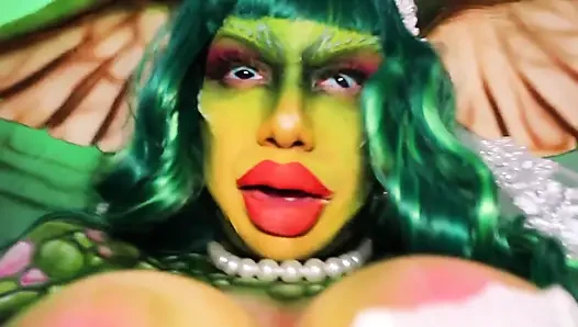 Gremlins | Ibu-ibu super sange ini suka banget dientot habis-habisan sama raksasa!! Greta Cosplay