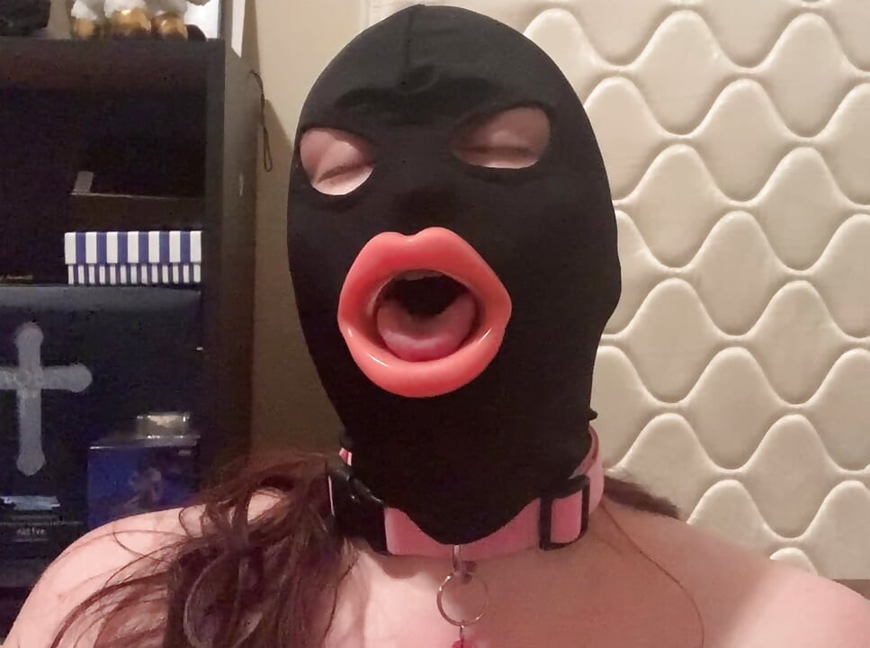Fake lips wrapped in tape