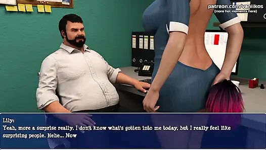 Istri pantat bahenol yang tukang selingkuh rela dientot sama bosnya demi kenaikan gaji | Lily dari Lembah | Game porno ntr animasi 3d | Bagian 28