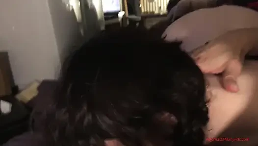 I Swallow His Cock Like I Never See One! POV Blowjob