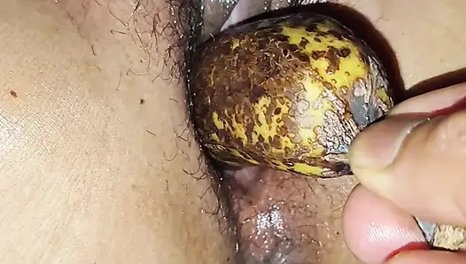 Pumped bananas and bottles into sister-in-law's pussy and fucked her a lot.