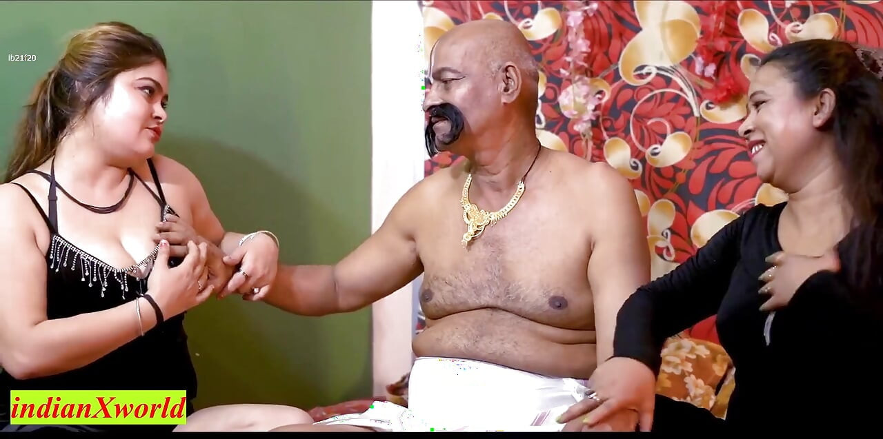 Forest Old Babu Romantic Fantasy Sex with Two Beautiful! Webseries Sex