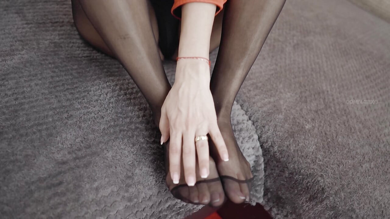 Milf pies en medias de nylon