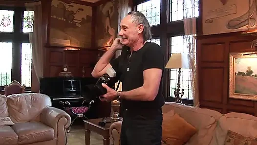 Blonde MILF and younger brunette get pounded hard by two experienced dudes