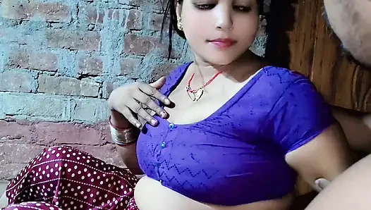 Beautiful Indian Desi Chachi first time home