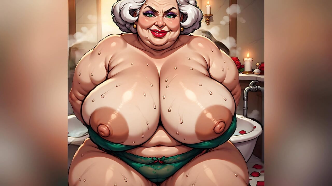 BBW yläosattomat kypsyvät 3D