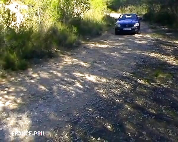 Hot Young Brunette Gives Hitchhiker a Special Ride