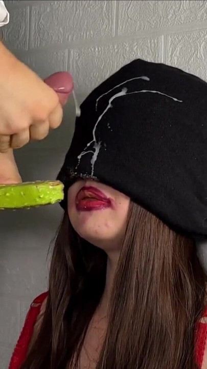 ICE CREAM GAME COMPILATION. Stepsis getting a Huge CUMSHOT on her Face during the Taste Game | Clip 1