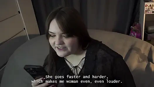 Porn story - stella besahnt mit unfug, während sie ihren freund mit einem strap-on fickt