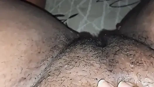 This maid waited for my wife to come out to tease me, I couldn't resist in that ass