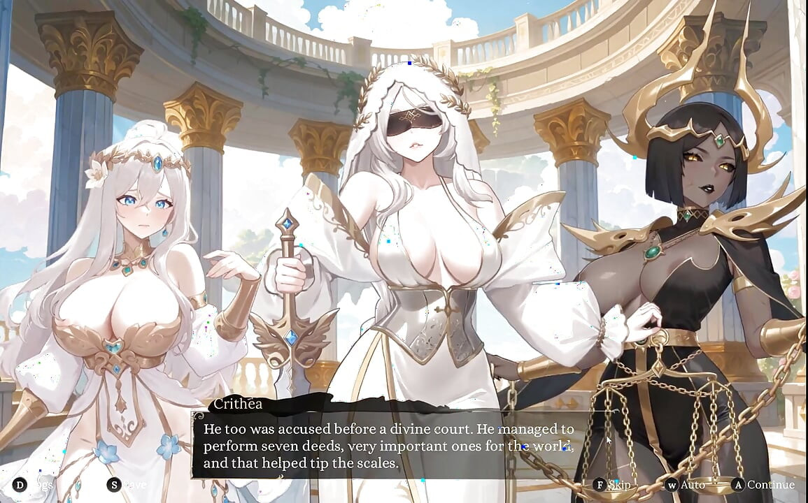 Aura 2 Lust of the Gods Hentai Game Ep.2 husband FACIAL my WIFE while I make her SQUIRT with a DILDO !