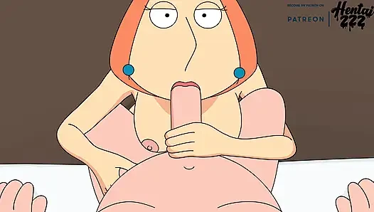 СЕМЕЙНЫЙ МУЖИК LOIS ПОЛУЧАЕТ КРИМПАЙ PETER, ПОЛНОЕ ВИДЕО