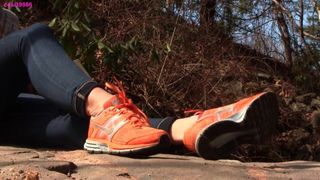 Vanessa Nike - visualização de descanso da sapatilha