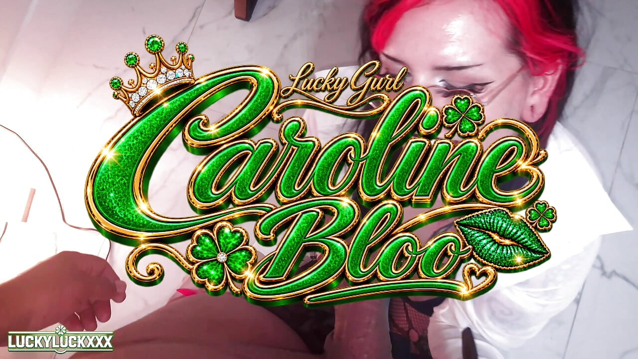 Lucky Gurl Caroline Bloo - Hotwife Slut Secretary Throat Fucks a BBC