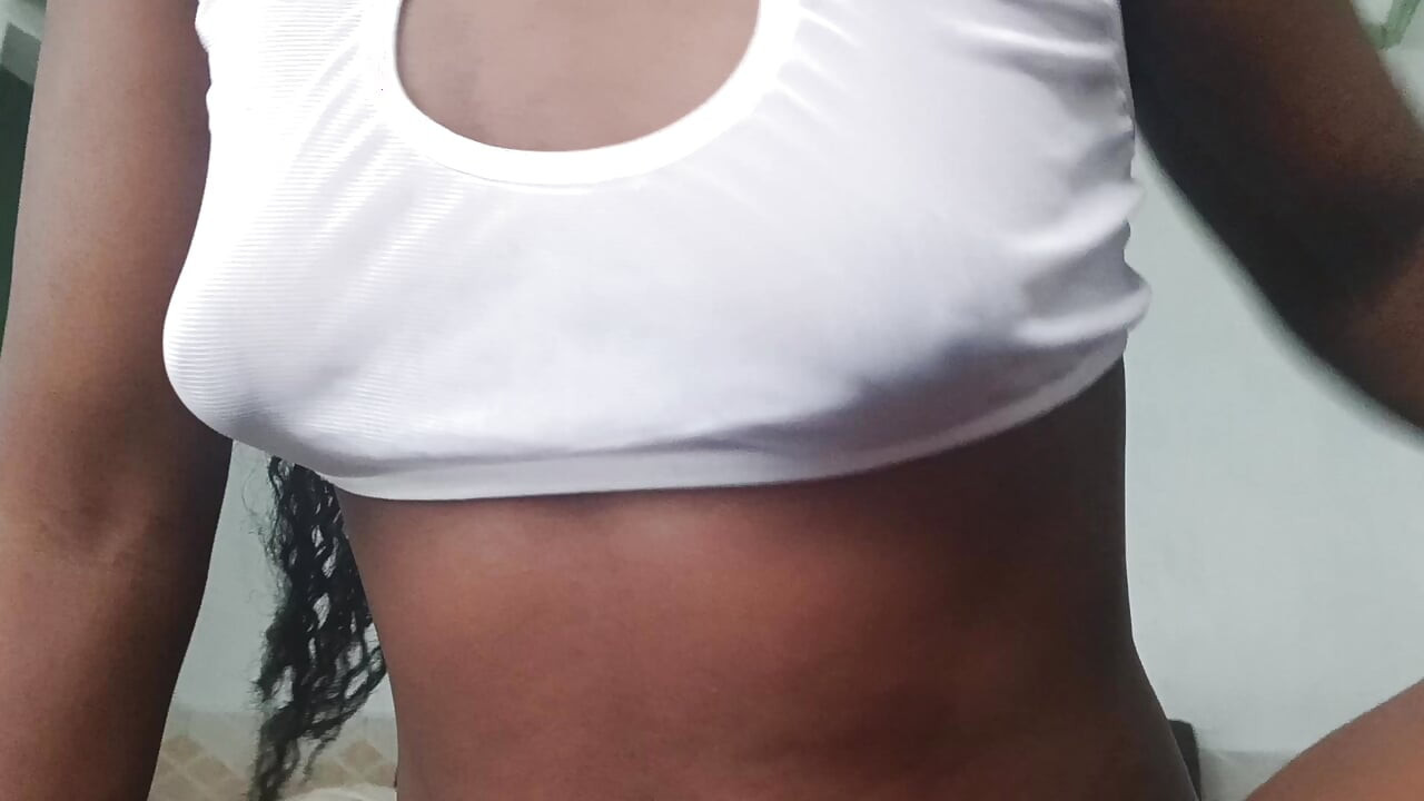 Reverse and riding ebony petite creams BBC