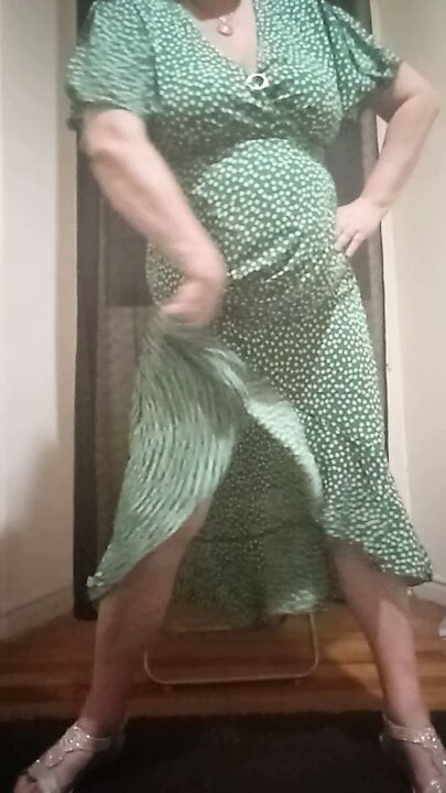 Dressed in green