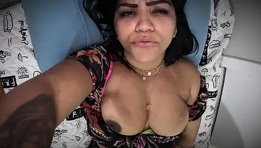 No Panties at the Market: My Neighbor Saw Everything and Smashed My Ass Bareback!