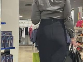 Einkaufen grau Business-Outfit