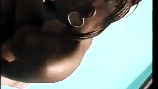 Couple of pretty coloured lonely chicks are getting three black dicks near the pool