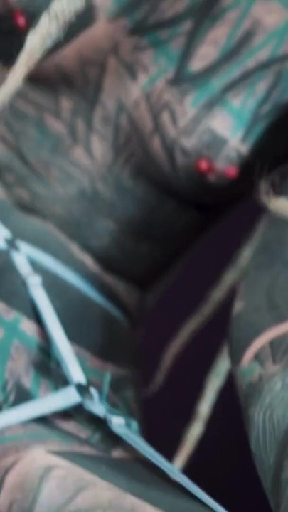Alternative Girl Tattooed Throat Fucking and Anal Drilling | Clip 1