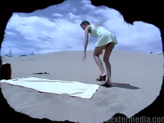 Horny Bruenette Wants to Be Fucked on the Beach