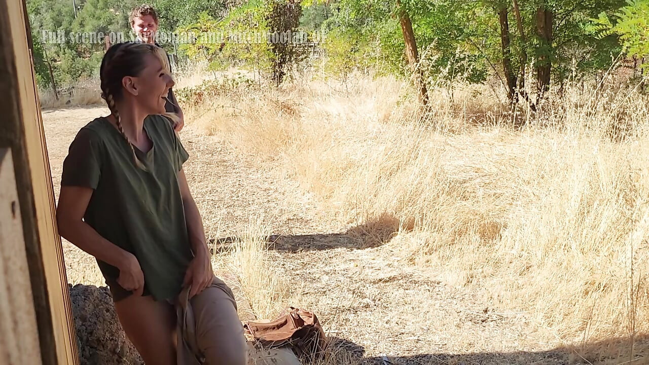 Cowgirl Outdoor Cumwalk Compilation