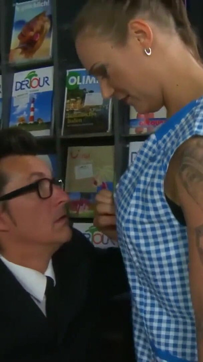 Powerful moment from "Hamburger Putzfrau im Reisebuero zum sex benutzt"