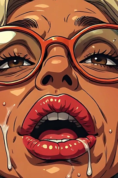 Cum Loving MILF Art