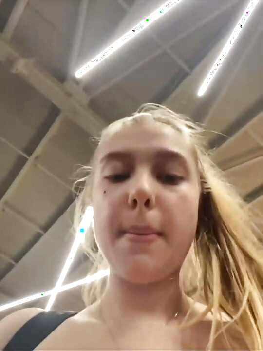 Workout with masturbate in public