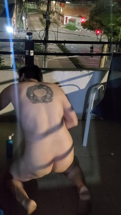 Horned up at the Balcony