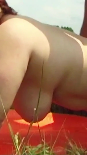 Iconic moment from "Huge Saggy Boobs Mature Has Real Amateur Group Anal Sex With Young Guys"