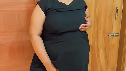 Huge Hanging Fat Boobs & Big Ass Arab Hot Stepaunty Want Fuck From Neighbor When Her Husband Go to Market!
