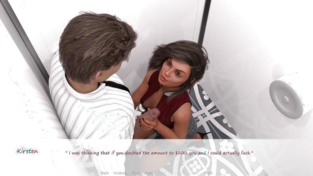 My Stepbrother's Wife - Cole Got a Chance and Fucked Kirsten in the Restroom