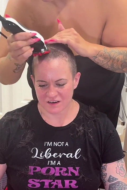 Shaving Quinn’s Head