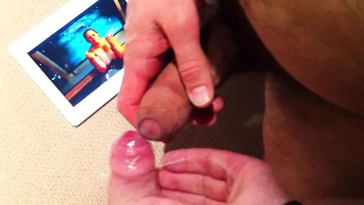 Uncut buds frot and crossfire cumshots while watching porn