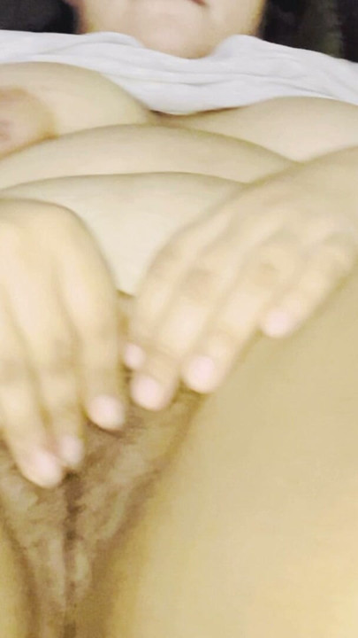 Cute and leafy girl enjoys her fingering with new hair | Clip 2