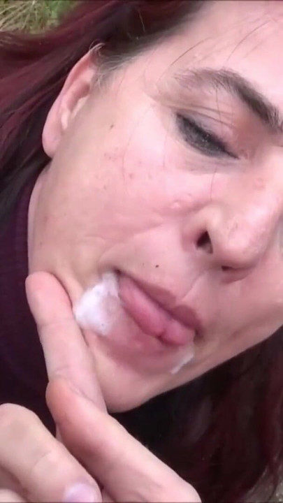 Emotional moment from "Ugly German Mature Street Hooker Outdoor Fuck by Young Guy"