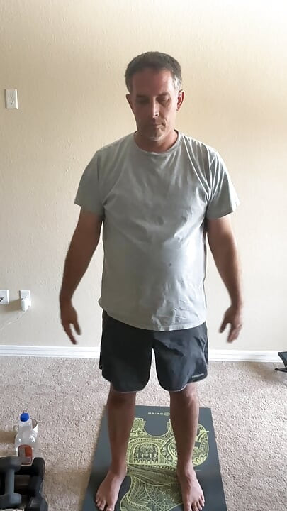 Stretching and lifting weights