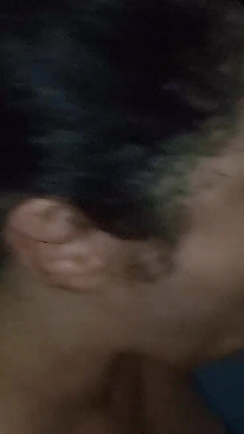 Powerful moment from "Naughty young couple having sneaky oral sex in the bathroom"